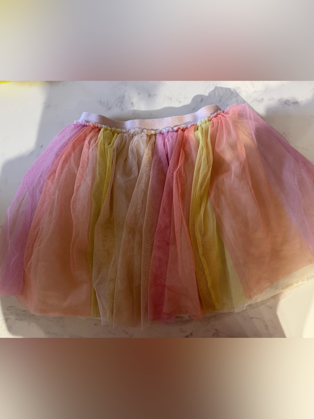 Garanimals Pastel Pink, Peach & Yellow Layered Tulle Skirt